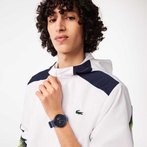 Lacoste Ollie 3 Hands Blue Silikon Mavi | EV1495278
