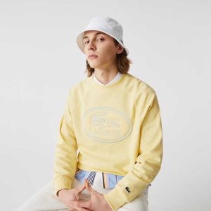 Lacoste Organic Pamuklu Bucket Beyaz | XU8314267