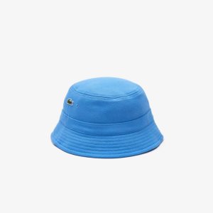 Lacoste Organic Pamuklu Bucket Mavi | GL9146320