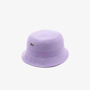 Lacoste Organic Pamuklu Bucket Mor | VY4653278