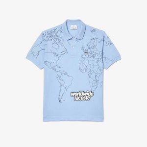 Lacoste Original L.12.12 Planisphere Mavi | YX8014236