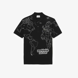 Lacoste Original L.12.12 Planisphere Siyah | NV2187934