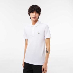 Lacoste Original L.12.12 Slim Fit Petit Pique Pamuklu Beyaz | HC5016387