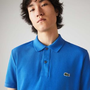 Lacoste Original L.12.12 Slim Fit Petit Pique Pamuklu Mavi | LR7518094
