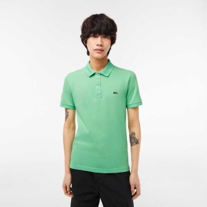 Lacoste Original L.12.12 Slim Fit Petit Pique Pamuklu Yeşil | LW8156420