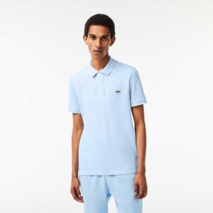 Lacoste Original L.12.12 Slim Fit Petit Pique Pamuklu Açık Mavi | MO9862143