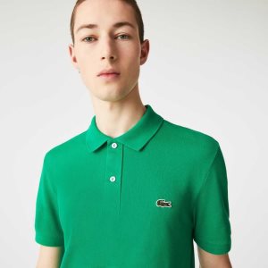 Lacoste Original L.12.12 Slim Fit Petit Pique Pamuklu Yeşil | QP2517830