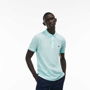 Lacoste Original L.12.12 Slim Fit Petit Pique Pamuklu Mavi | VI9504718