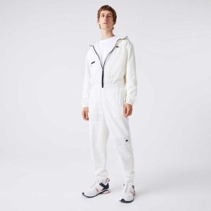 Lacoste Patchwork Su-Repellent Beyaz | WZ2417053