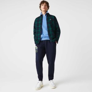 Lacoste Pennants L Badge Fleece Tracksuit Lacivert Mavi | KB4167035