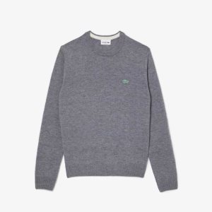 Lacoste Regular Fit Speckled Print Yün Jersey Gri | FL9706145