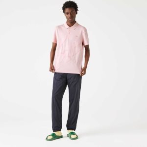 Lacoste Regular Fit Stretch Organic Pamuklu Pembe | UC6047932
