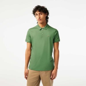Lacoste Regular Fit Ultra Soft Pamuklu Jersey Haki Yeşil | GD5261847