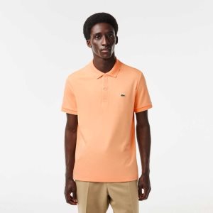 Lacoste Regular Fit Ultra Soft Pamuklu Jersey Açık Turuncu | XN7132906