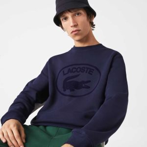 Lacoste Relaxed Fit Organic Pamuklu Lacivert Mavi | HD6095837