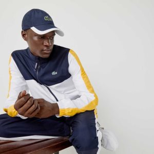 Lacoste SPORT Contrast Border Hafif Lacivert Mavi Beyaz | KR8401975