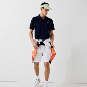 Lacoste SPORT Nefes Alabilir Abrasion-Resistant Interlock Lacivert Mavi | RH7012369