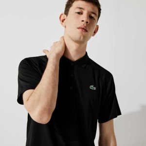 Lacoste SPORT Nefes Alabilir Abrasion-Resistant Interlock Siyah | WY6549780