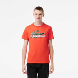 Lacoste SPORT Regular Fit Organic Pamuklu Turuncu | XZ8324617