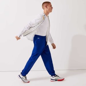 Lacoste SPORT Tenis Diamond Weave Taffeta Mavi | JG2407386