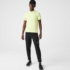 Lacoste SPORT Zip Pockets Tapered Tracksuit Siyah Beyaz | EB2174065
