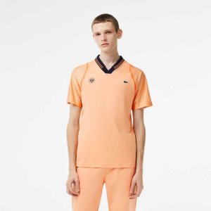 Lacoste SPORT x Daniil Medvedev Roland Garros Edition Team Leader Açık Turuncu Lacivert Mavi | BG1602589