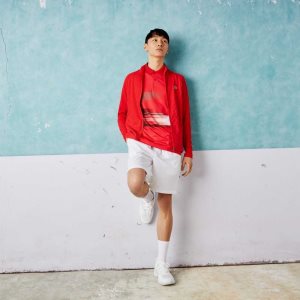 Lacoste SPORT x Novak Djokovic Technical Zip Jacket Kırmızı | NP0276841