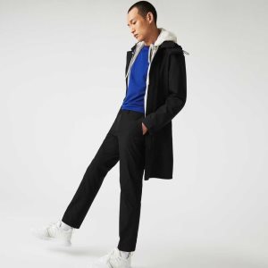 Lacoste Slim Fit Light Su-Resistant Chinos Siyah | AQ1205649