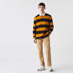 Lacoste Slim Fit Stretch Gabardine Bej Rengi | VL7241908
