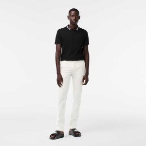 Lacoste Slim Fit Stretch Pamuklu Beyaz | WV9438126