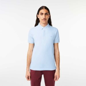 Lacoste Smart Paris Stretch Pamuklu Açık Mavi | VH8235614