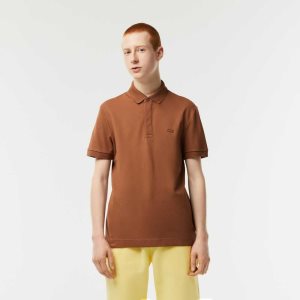 Lacoste Smart Paris Stretch Pamuklu Açık Kahverengi | YN1246587