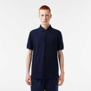 Lacoste Smart Paris Stretch Pamuklu Lacivert Mavi | JO2413879