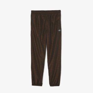 Lacoste Su-Repellent Check Twill Siyah Kahverengi Lacivert Mavi Haki Yeşil | WK5027938