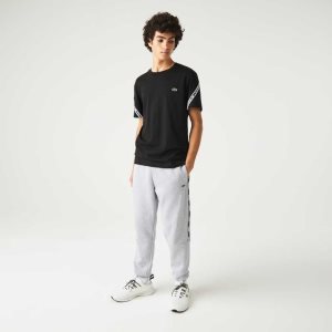 Lacoste Tapered Fit Branded Gri | UZ9620458