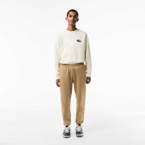 Lacoste Tapered Fit Fleece Bej Rengi | CM1092873