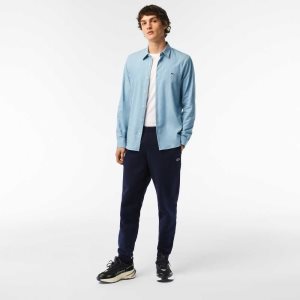 Lacoste Tapered Fit Fleece Lacivert Mavi | MQ8306541