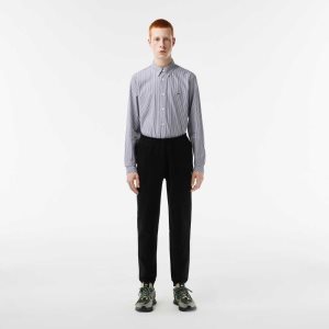 Lacoste Tapered Fit Fleece Siyah | EJ9318460