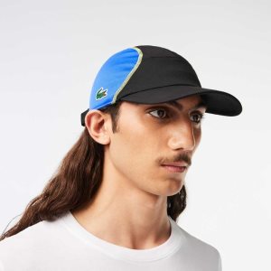 Lacoste Tenis Mesh Panel Siyah Mavi Sarı | UR5681249
