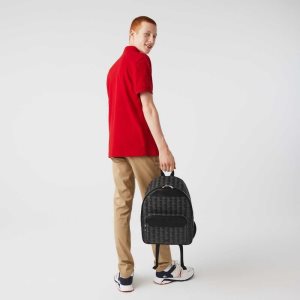 Lacoste The Blend Monogram Kanvas Backpack Renkli | DY9138245