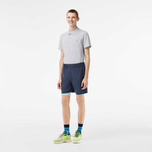 Lacoste Two-Tone SPORT with Built-in Mavi Açık Yeşil | XU0236491