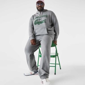 Lacoste Uzun Fit Pamuklu Gri | JB3697812