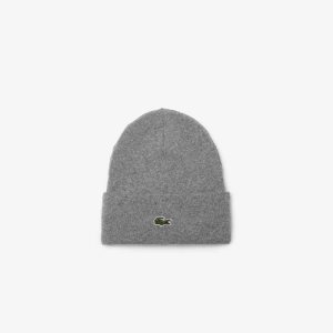 Lacoste Yün Beanie Gri | BE4962578